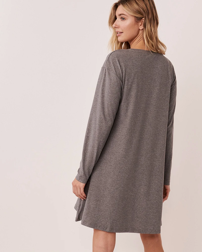 Chemise de nuit ultra douce encolure en V