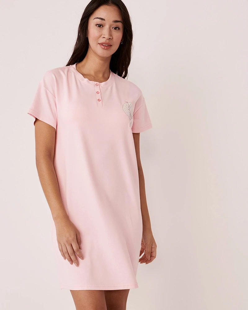Recycled Fibers Short Sleeve Sleepshirt