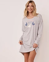 Cotton Long Sleeve Sleepshirt