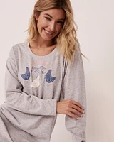 Cotton Long Sleeve Sleepshirt
