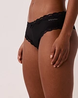 Culotte cheeky ultra douce détails de dentelle