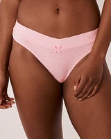 Culotte tanga en coton