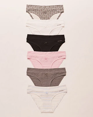 Lot de culottes bikini en coton