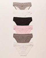 Lot de culottes bikini en coton