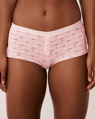 Culotte garçonne coton