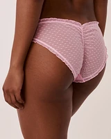 Culotte bikini bordure frisée