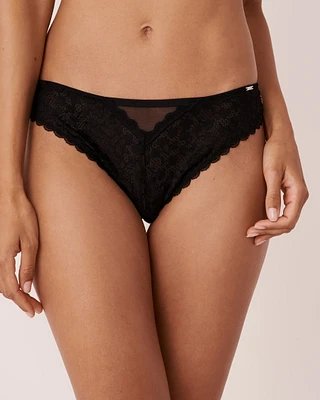 Culotte brésilienne dentelle et résille