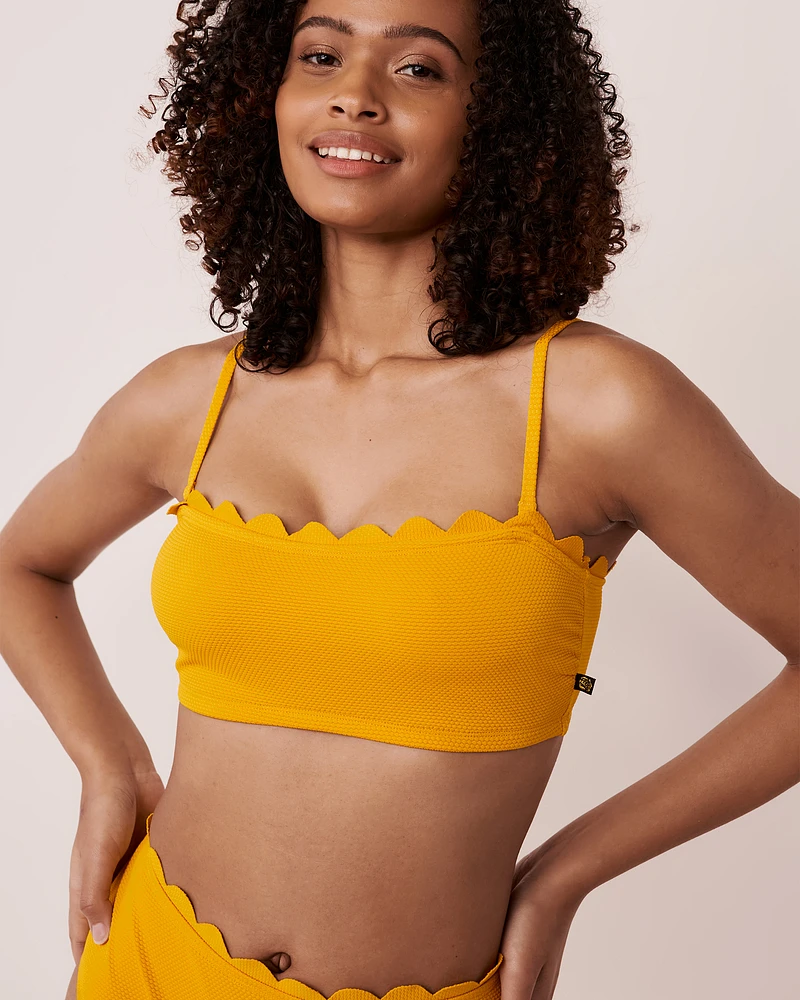 Haut de bikini bandeau TEXTURED POPCORN
