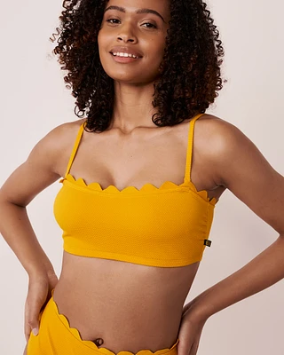 Haut de bikini bandeau TEXTURED POPCORN