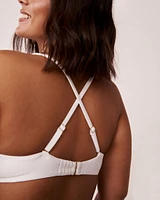 Haut de bikini plongeant BRIGHT TEXTURED