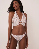 Haut de bikini triangle allongé BOHO