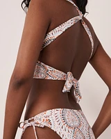 Haut de bikini triangle allongé BOHO