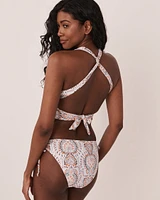 Haut de bikini triangle allongé BOHO