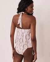 Haut tankini encolure haute BOHO