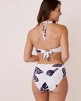 SOFT LEAVES Bandeau Bikini Top