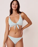 FANFARE STREAKS Recycled Fibers D Cup Triangle Bikini Top