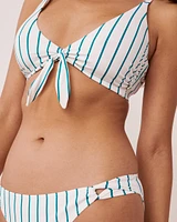 FANFARE STREAKS Recycled Fibers D Cup Triangle Bikini Top