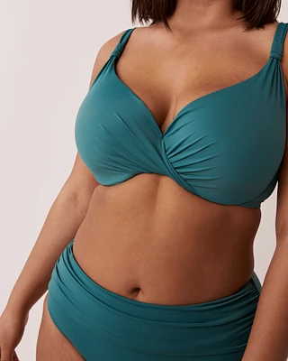 COLOURFUL DD Cup Twisted Bikini Top