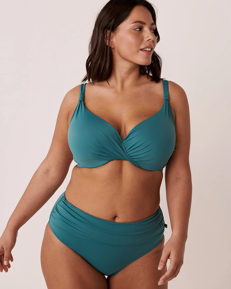 COLOURFUL DD Cup Twisted Bikini Top
