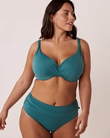 COLOURFUL DD Cup Twisted Bikini Top