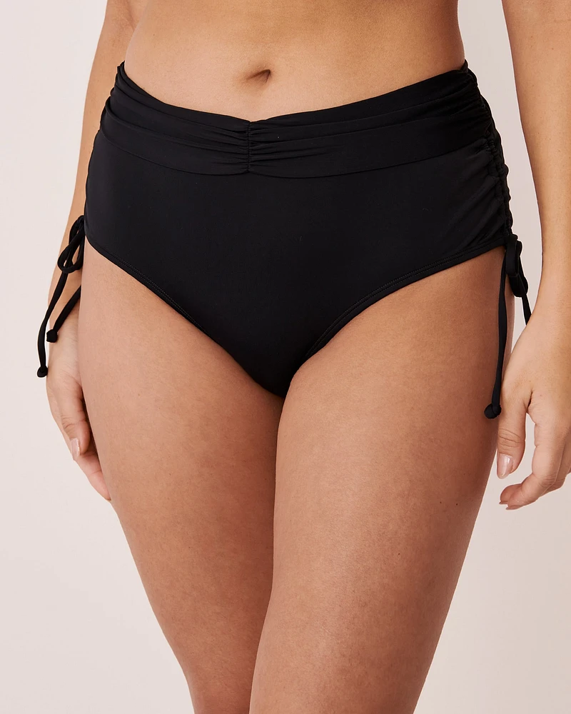 FASHION Shirred High Waist Bikini Bottom