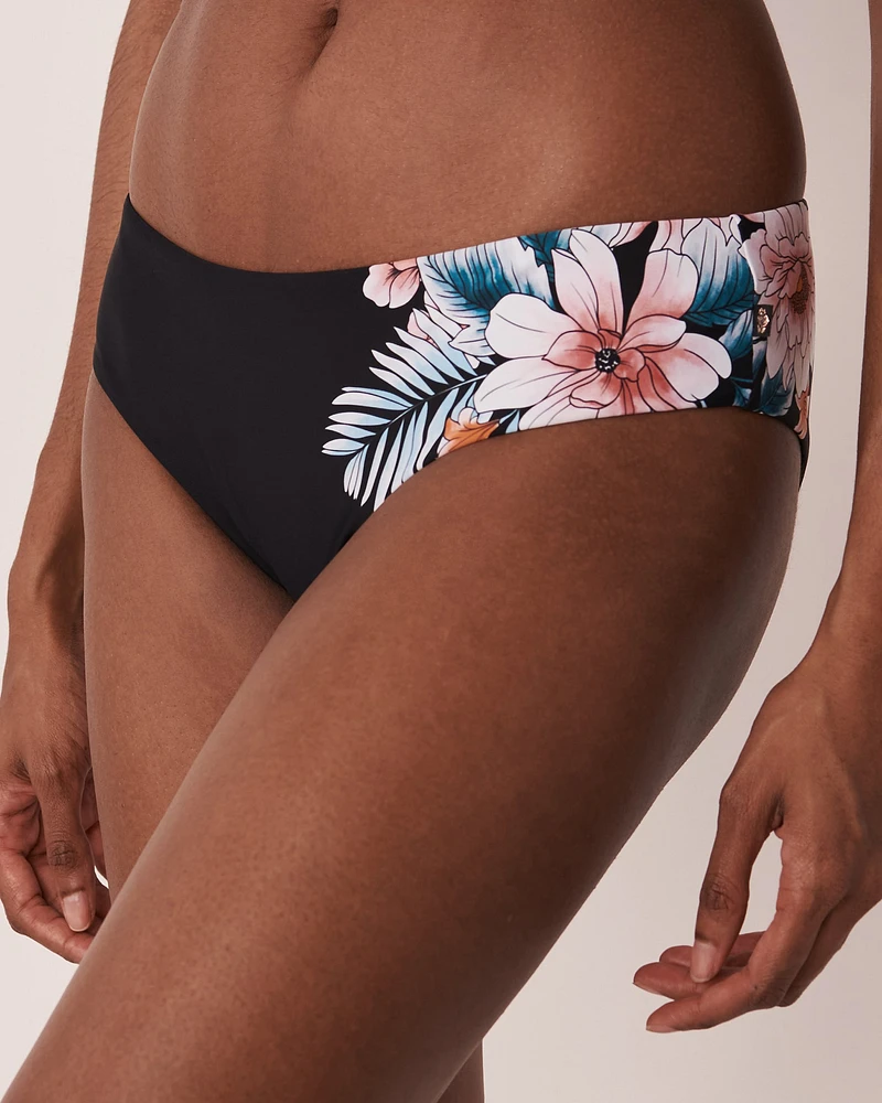 Bas de bikini cheeky imprimé floral