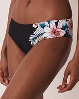 Bas de bikini cheeky imprimé floral