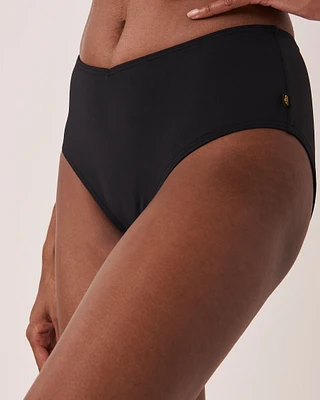 Bas de bikini taille haute cheeky SOLID