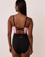 EYE CATCHING Cross Back One-piece Swimsuit