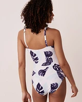 Maillot une-pièce drapé SOFT LEAVES