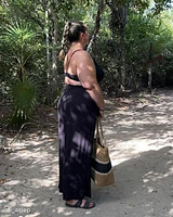 Pantalon à jambe large