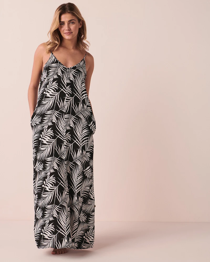 PALM LEAVES Maxi Dress