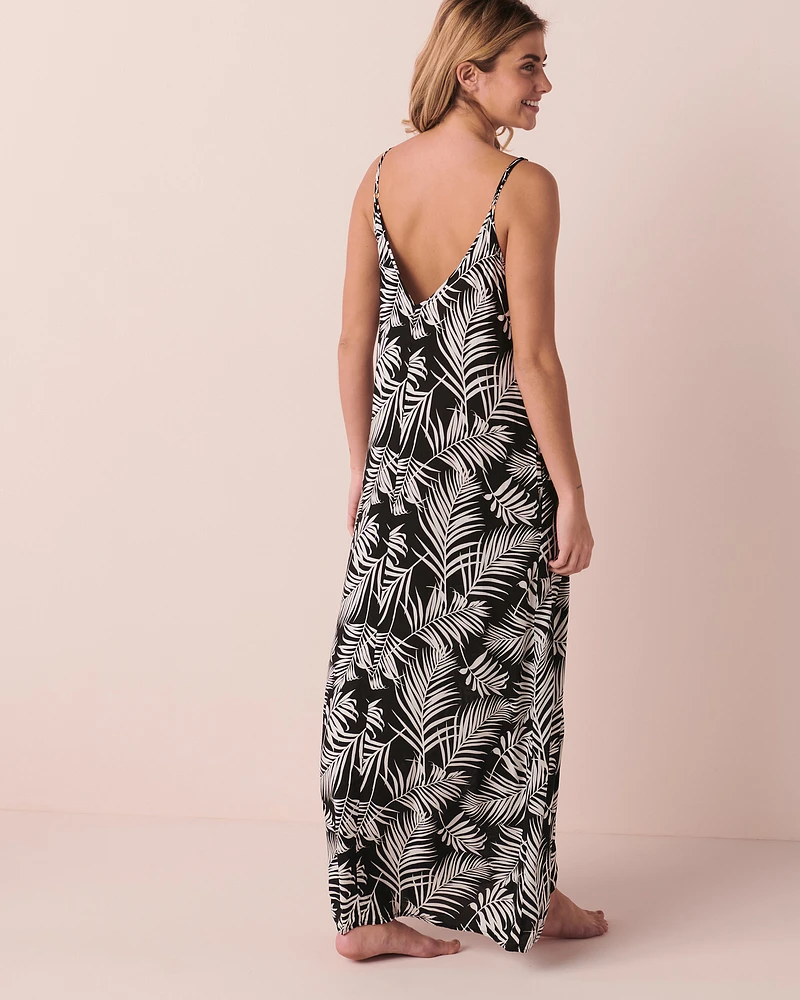 PALM LEAVES Maxi Dress