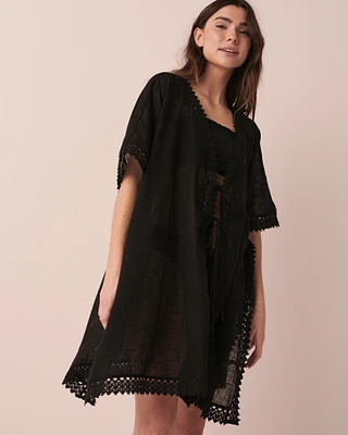 Crochet Hem Caftan