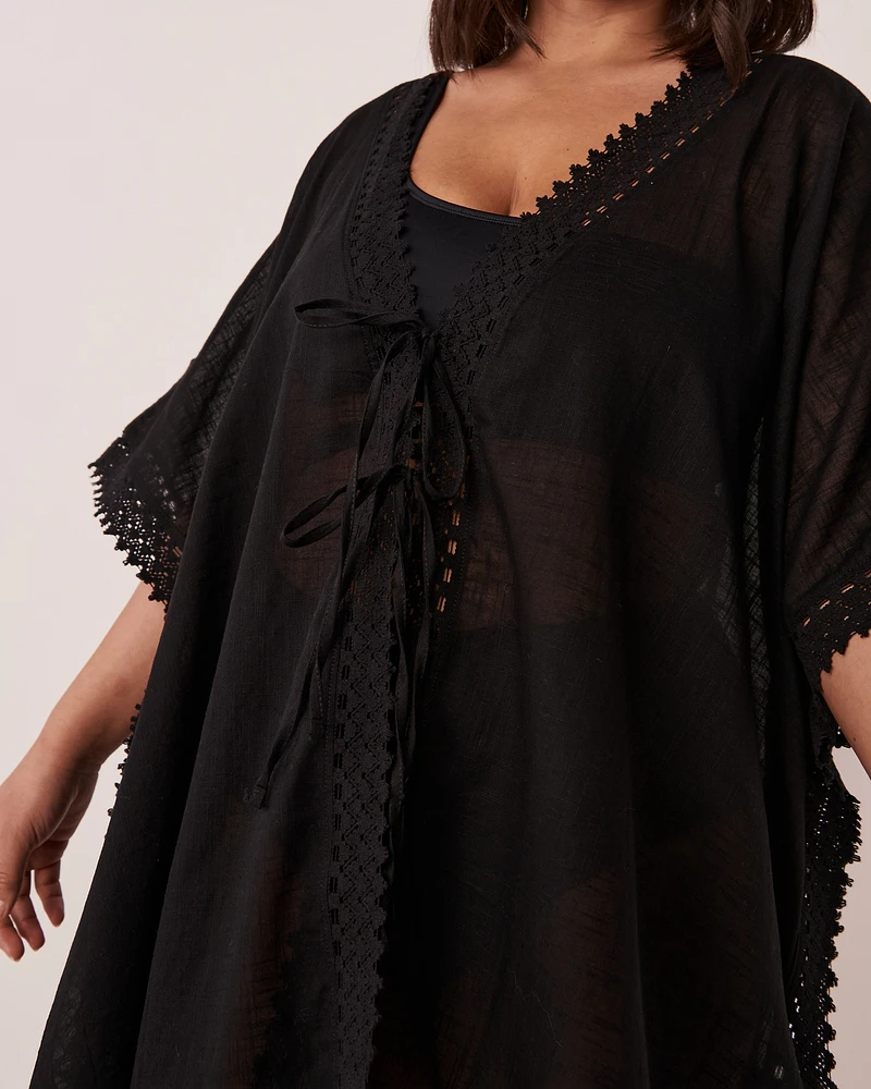 Crochet Hem Caftan