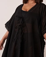 Crochet Hem Caftan