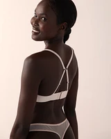 Embroidered Mesh Bralette