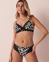 Floral Lace Detail Bralette