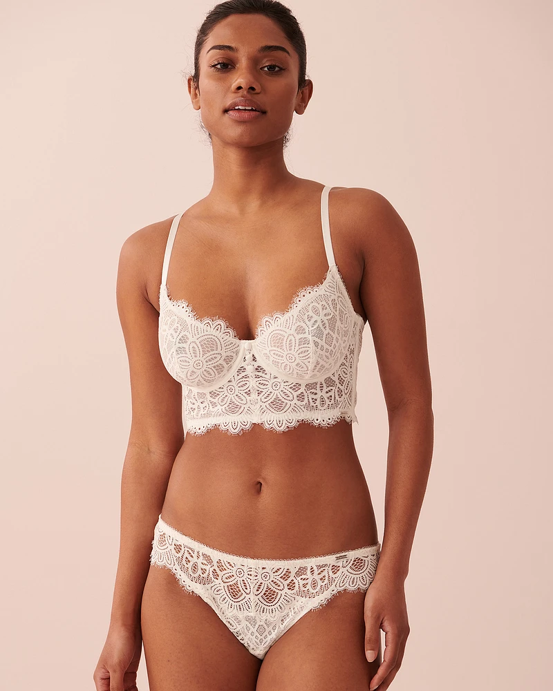 Soutien-gorge sans doublure effet corset