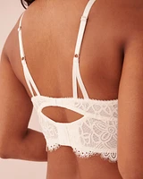 Unlined Corset Effect Bra
