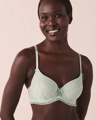 Lightly Lined Lace Detail Bra