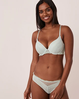 Soutien-gorge push-up plongeant demi-buste