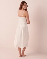Satin Maxi Open Front Cami