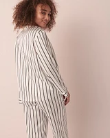 Striped Satin Shirt
