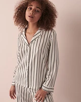Striped Satin Shirt