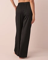 Pantalon droit en satin