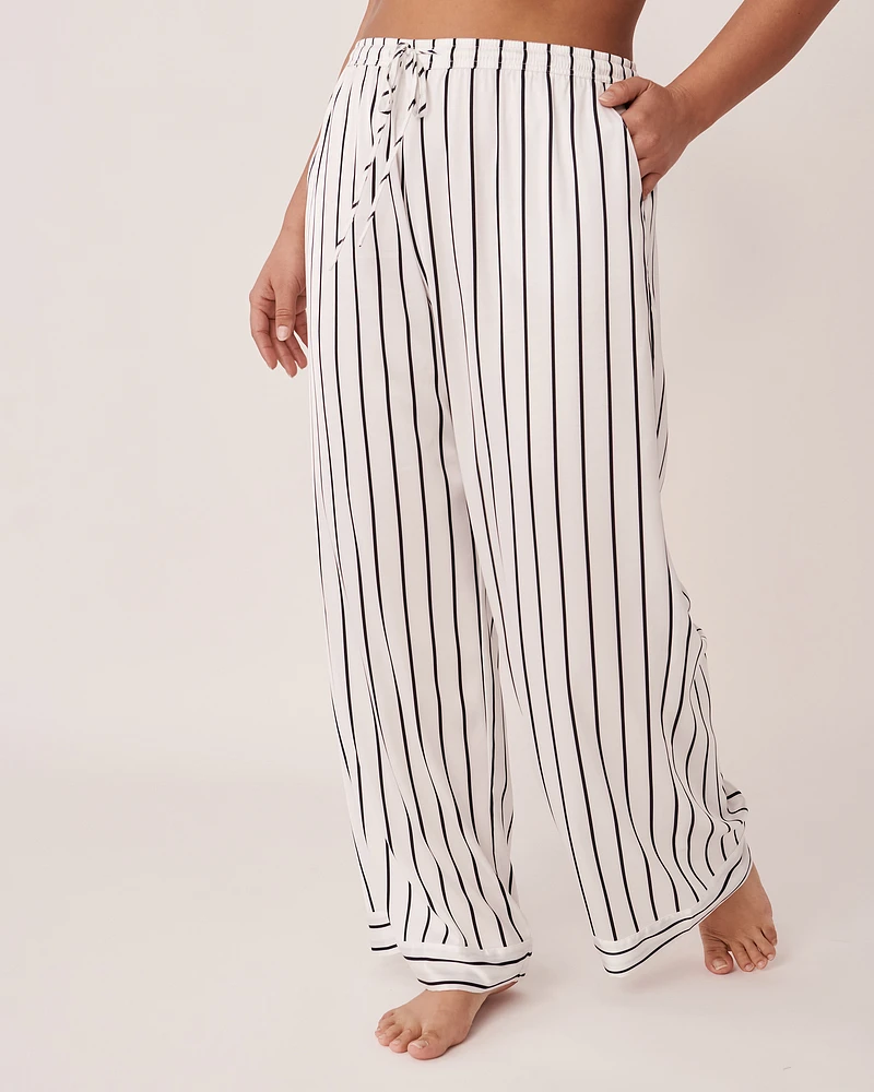 Striped Satin Pants