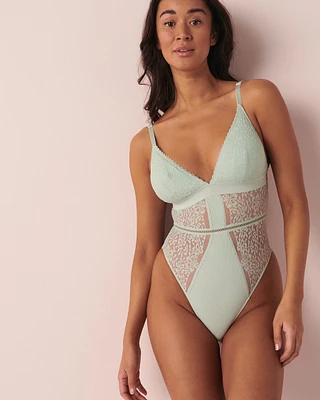 Lace and Mesh Cheeky Teddy