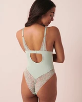 Lace and Mesh Cheeky Teddy