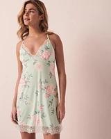 Recycled Fibers Lace Trim Nightie